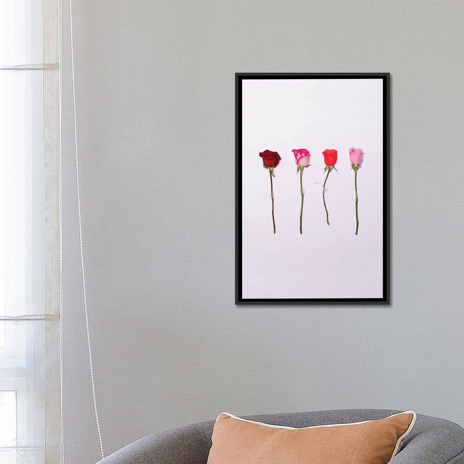 iCanvas "Long Time Love" by Honeymoon Hotel Framed Canvas Print Bed